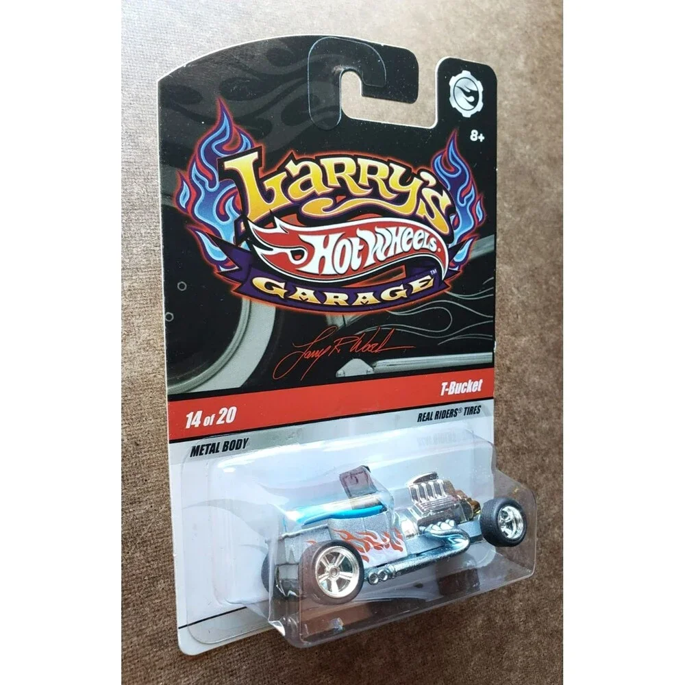 2009 Hot Wheel T-BUCKET Metalflake Silver LARRY'S GARAGE SERIES 14/20 1:64 RR5SP